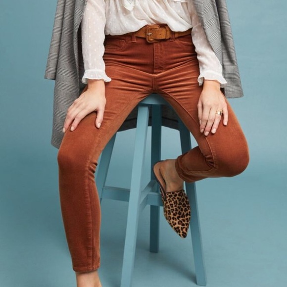 Pilcro and the Letterpress Pants - High rise skinny cords from anthropology
